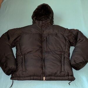 THE NORTH FACE summit series goose down warm coat with hood tiny flaw size SP